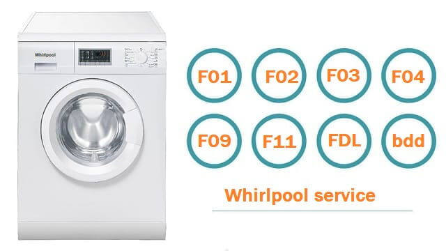 коды ошибок стиральных машин whirlpool